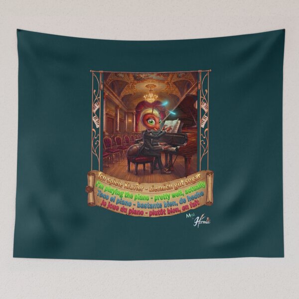 Item preview, Ant MALÚ by HERMIE: Piano Classical Music Pop Art designed and sold by HERMIE-design.