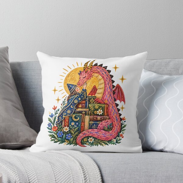 Item preview, Knight and Dragon, The Kiss Inspired Art, Fantasy Dragon Book Lover designed and sold by CatiaStudioArt.