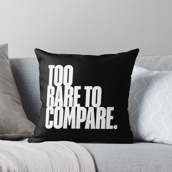 Item preview, Too Rare To Compare Quote, Feminist, Girl Power, Self Worth designed and sold by Magic Love Art Print.