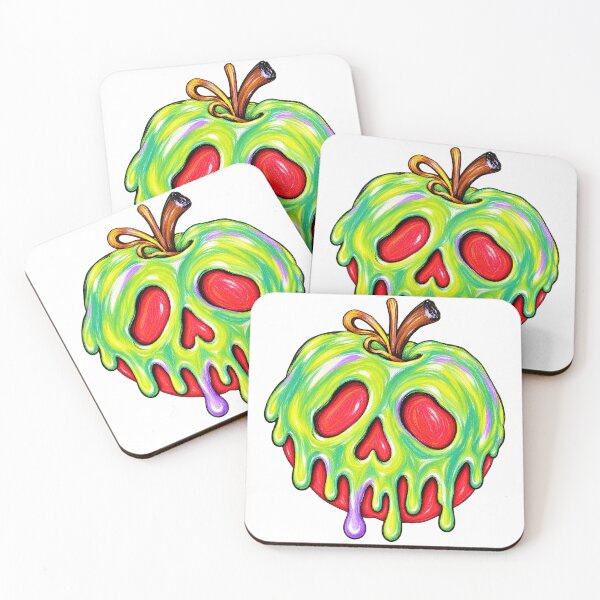 Item preview, Poison Apple Skull Halloween Villain designed and sold by weirdlittlelap.