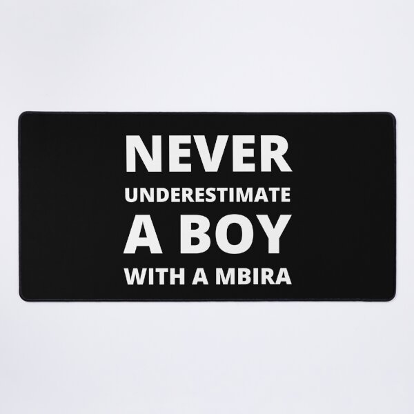 Item preview, Never underestimate a boy a Mbira designed and sold by fev-rocks.