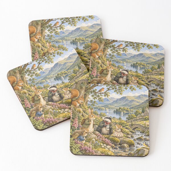 Item preview, Lake District England Beatrix Potter Adventure Print  designed and sold by Blue  Robin.