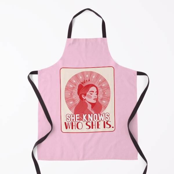 Item preview, She Knows Who She Is | Feminine Confidence Art designed and sold by Magic Love Art Print.