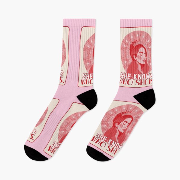 Item preview, She Knows Who She Is | Feminine Confidence Art designed and sold by Magic Love Art Print.