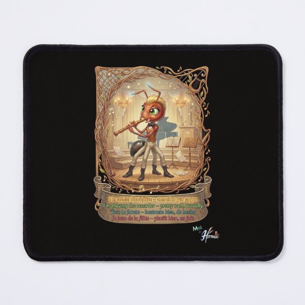 Item preview, Ant MALÚ by HERMIE: Flute Recorder Children Pop Art designed and sold by HERMIE-design.