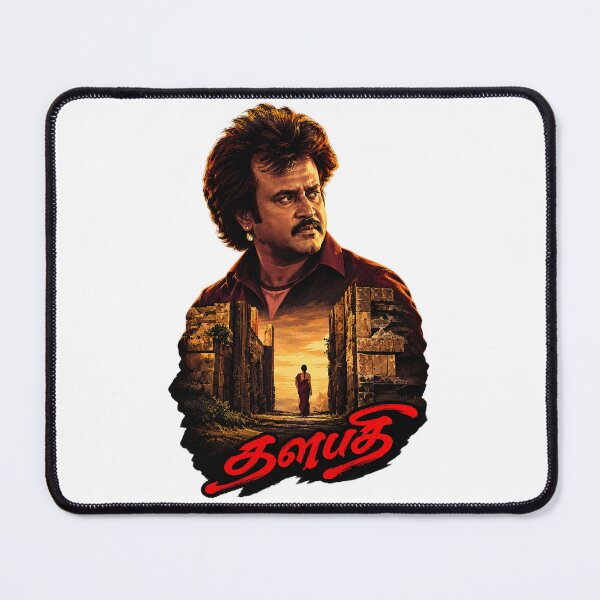 Item preview, Superstar Rajinikanth Thalapathi Iconic Pose Tribute Art designed and sold by Fashvora.