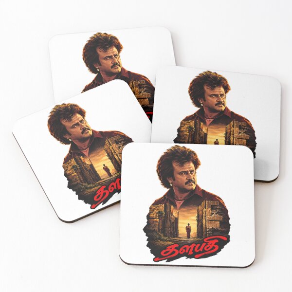 Item preview, Superstar Rajinikanth Thalapathi Iconic Pose Tribute Art designed and sold by Fashvora.