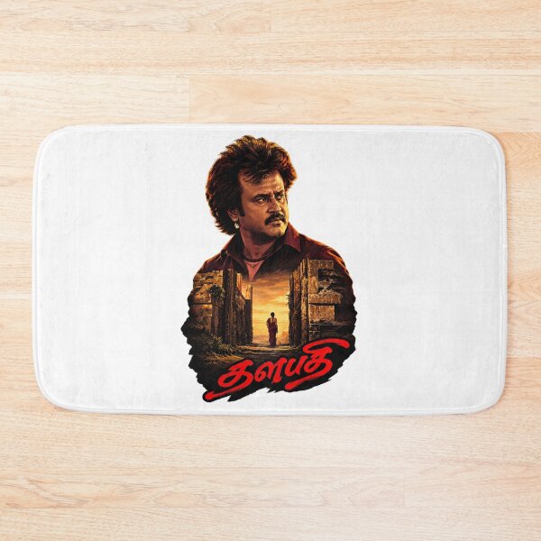 Item preview, Superstar Rajinikanth Thalapathi Iconic Pose Tribute Art designed and sold by Fashvora.