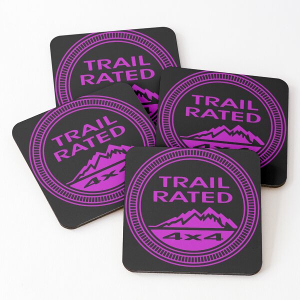 Item preview, Pink 4x4 Trail Rated design designed and sold by Mad Apparel.