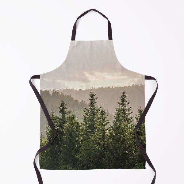 Item preview, Bosque de Niebla Suave: Atardecer en la Montaña designed and sold by obalartsMerch.