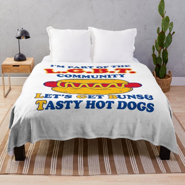 Item preview, LGBTQ Community Hot Dog Pun designed and sold by ArtbySunRaeer.
