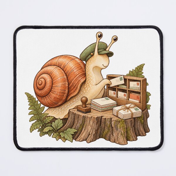 Item preview, Postmarked From the Woods – Snail Mail Illustration designed and sold by Xnuery.