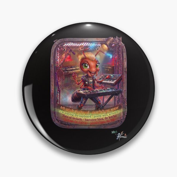 Item preview, Ant MALÚ by HERMIE: Keyboard Synthesizer Band Pop Art designed and sold by HERMIE-design.