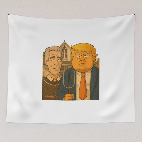 Item preview, American Grift – Political Satire Gothic Parody designed and sold by ORANGEDOOSH.