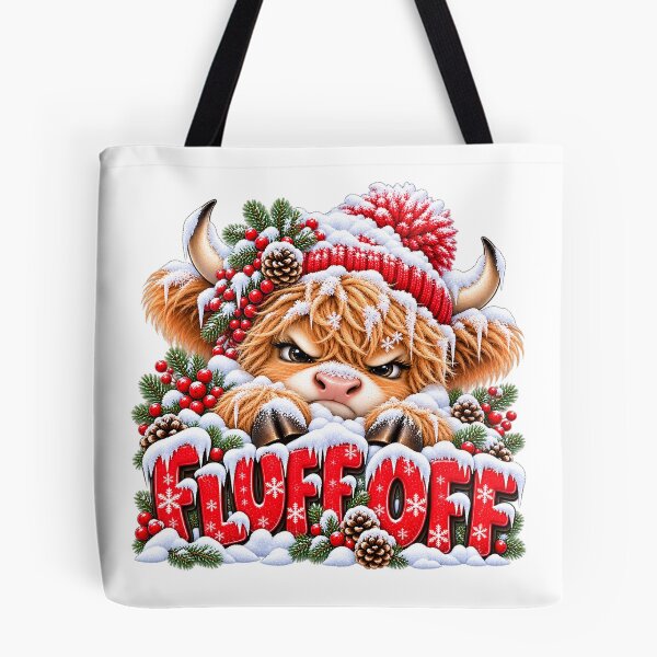 Item preview, Funny Highland Cow Fluff Off Winter Humor designed and sold by J-CCreations.