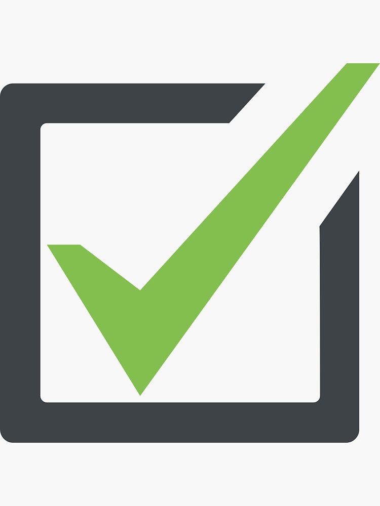 "Task done emoji" Sticker for Sale by CleanOnPoint | Redbubble