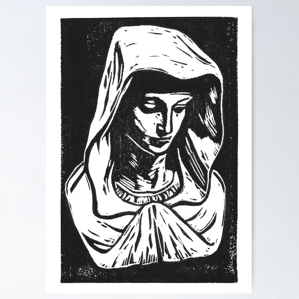 Item preview, Mary Praying designed and sold by abraxisdesign.