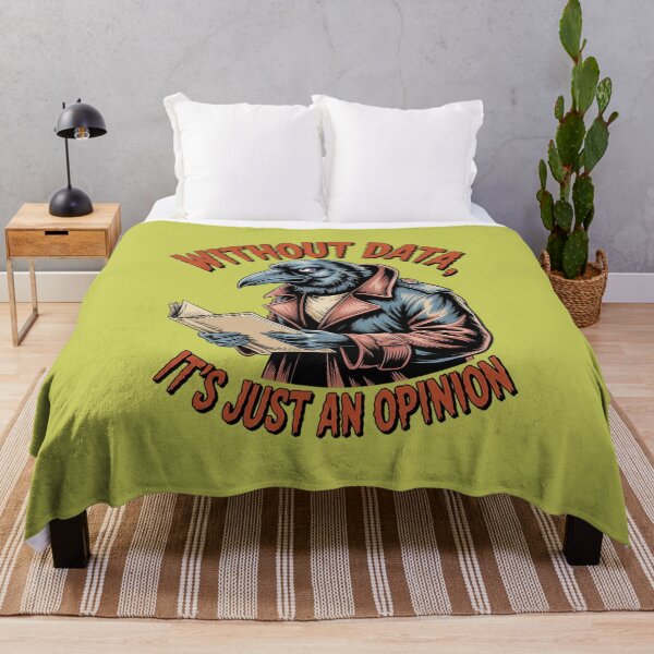 Item preview, Without Data It's Just an Opinion – Critical Thinking designed and sold by Endless7Art.