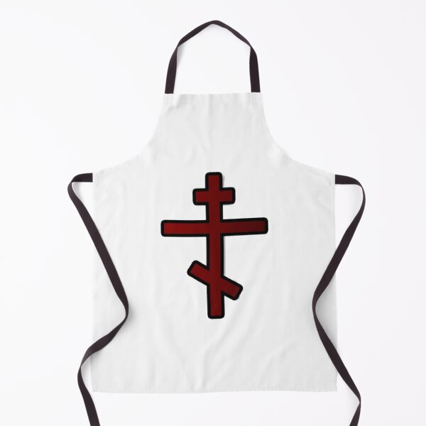 Item preview, Red burgundy Orthodox Cross designed and sold by UmaCreatesThings.
