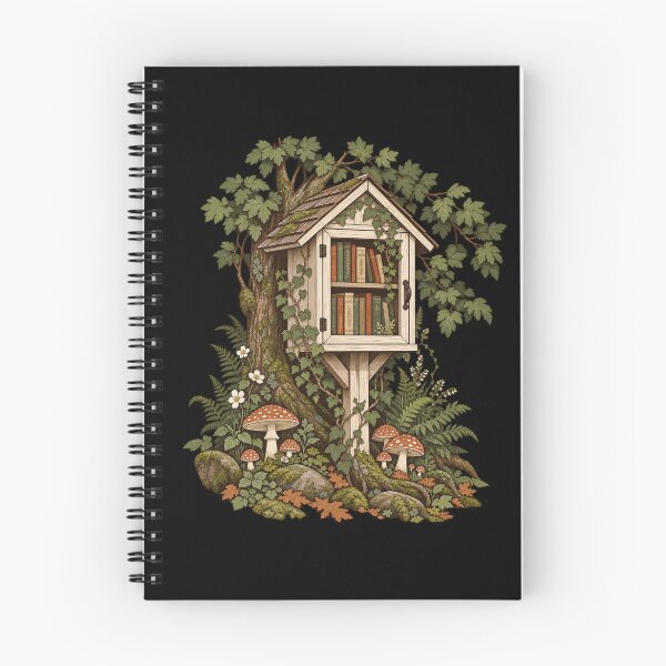 Artikelvorschau, Little Library In The Woods entworfen und verkauft von Good Mood Foundry.