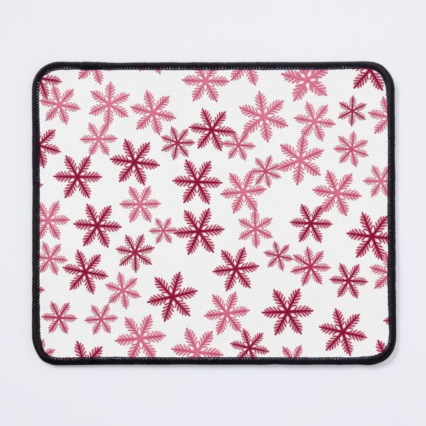 Item preview, Pink and Ruby Red Snowflakes designed and sold by Mia's Menagerie.