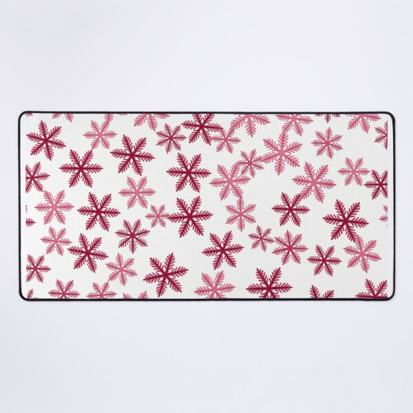 Item preview, Pink and Ruby Red Snowflakes designed and sold by Mia's Menagerie.