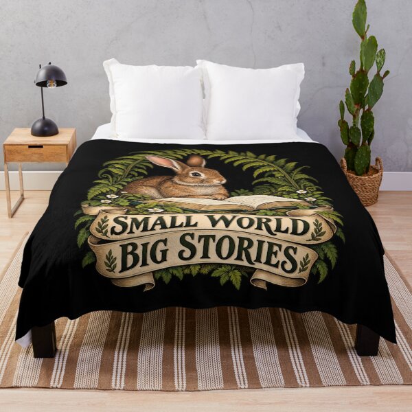 Item preview, Small World Big Stories - Rabbit Reader designed and sold by Good Mood Foundry.