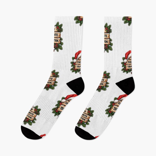 Item preview, Our Favorite Tradition – Rustic Christmas Traditions Holiday Design designed and sold by SVALANART.