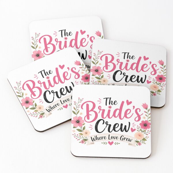 Item preview, The Brides Crew Where Love Grew designed and sold by indepthdesigns.