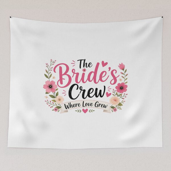 Item preview, The Brides Crew Where Love Grew designed and sold by indepthdesigns.