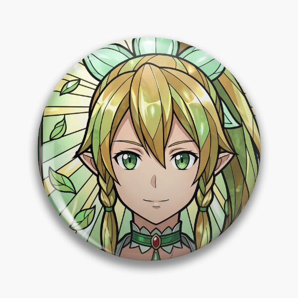 Item preview, Leafa Sword Art Online Emerald Fairy Stained Glass designed and sold by mildaclairmo.