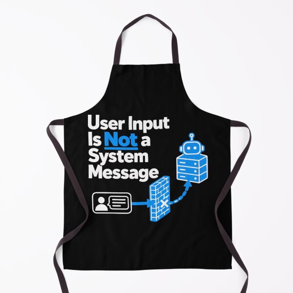 Item preview, User Input Is Not a System Message Cybersecurity Design designed and sold by ThreadQuirk.