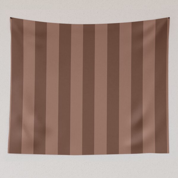 Item preview, cabana stripe pattern in dark brown designed and sold by RishabhArts1.