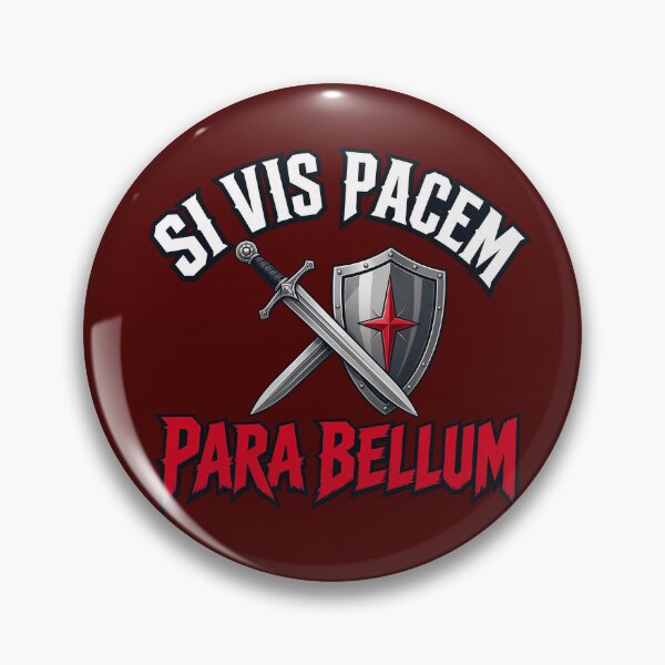 Item preview, Si Vis Pacem Para Bellum Latin Warrior Crest designed and sold by lucastakennedy.
