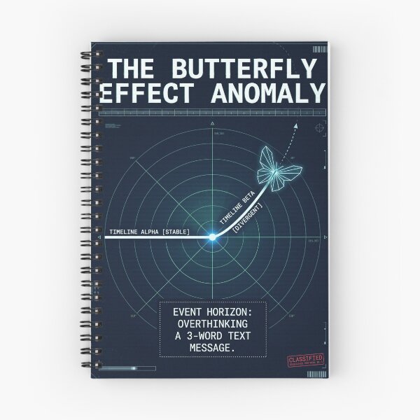Item preview, Multiverse Timeline Divergence Butterfly Effect Sci-Fi Diagram designed and sold by Mircea786.