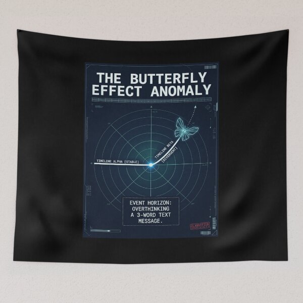 Item preview, Multiverse Timeline Divergence Butterfly Effect Sci-Fi Diagram designed and sold by Mircea786.