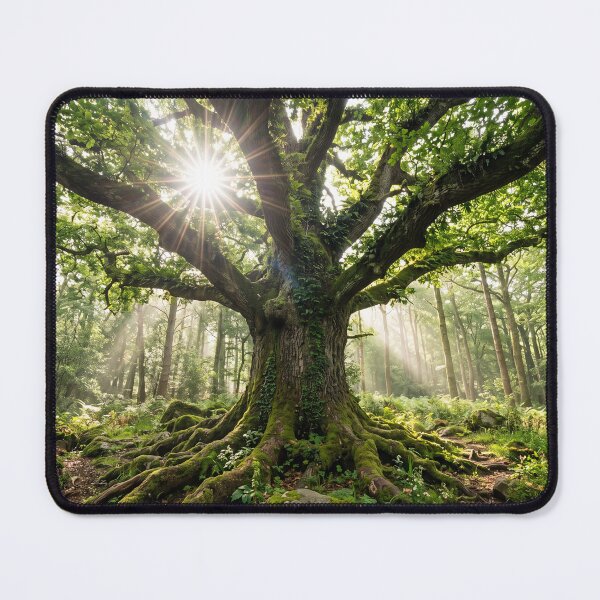 Item preview, Ancient Tree of Life Magical Forest Sunlight Nature designed and sold by roverte.