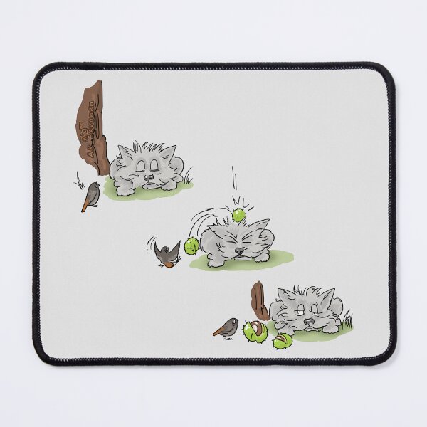 Item preview, Autumn Dog and Bird, hand drawn comic designed and sold by AK-Hevonen.