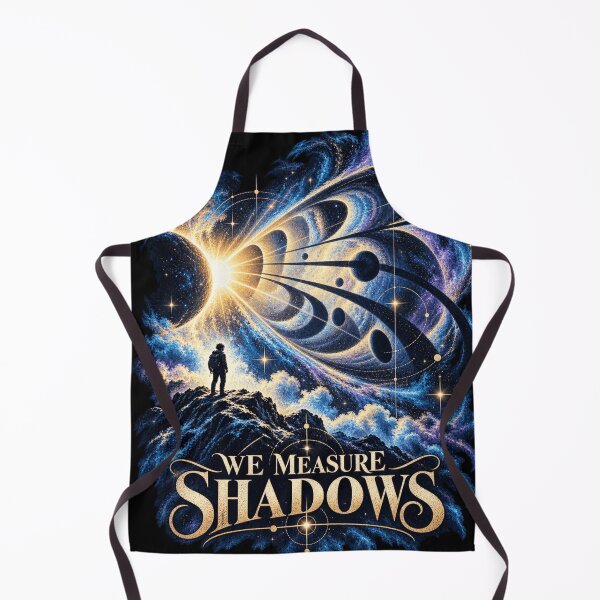 Item preview, We Measure Shadows Cosmic Space Art - Philosophical Eclipse & Traveler Design designed and sold by AstroPal28.