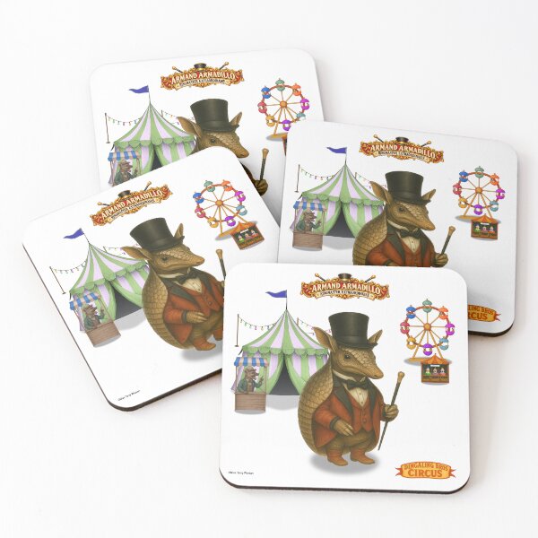 Item preview, Armand the Armadillo Vintage Circus Ringmaster designed and sold by MissTerryWoman.