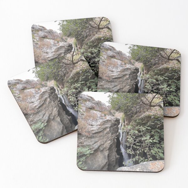 Item preview, Waterfall in between two rock formations  designed and sold by FindMebyTalia.