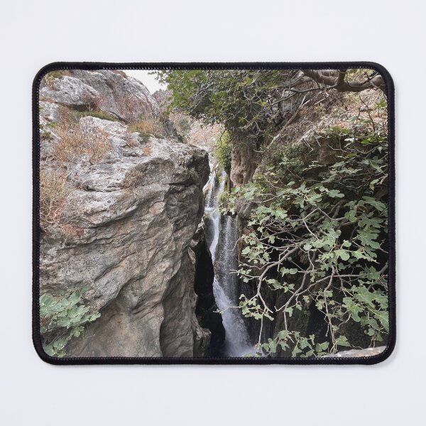 Item preview, Waterfall in between two rock formations  designed and sold by FindMebyTalia.