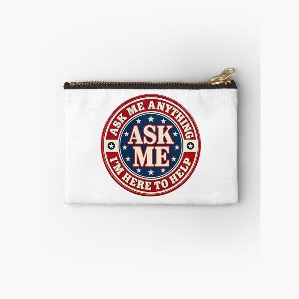 Item preview, Ask Me Anything – Retro Staff Badge, I'm Here to Help designed and sold by casualnature.