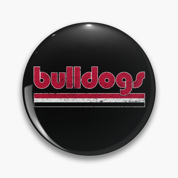 Item preview, Vintage Bulldogs Three Stripes Weathered Georgia Football designed and sold by Floral Vintage.