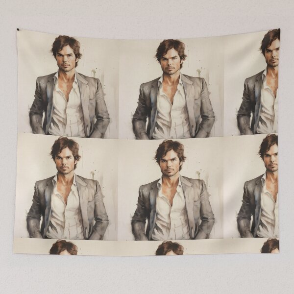 Item preview, Ian Somerhalder Watercolor designed and sold by Solace Sparkles.