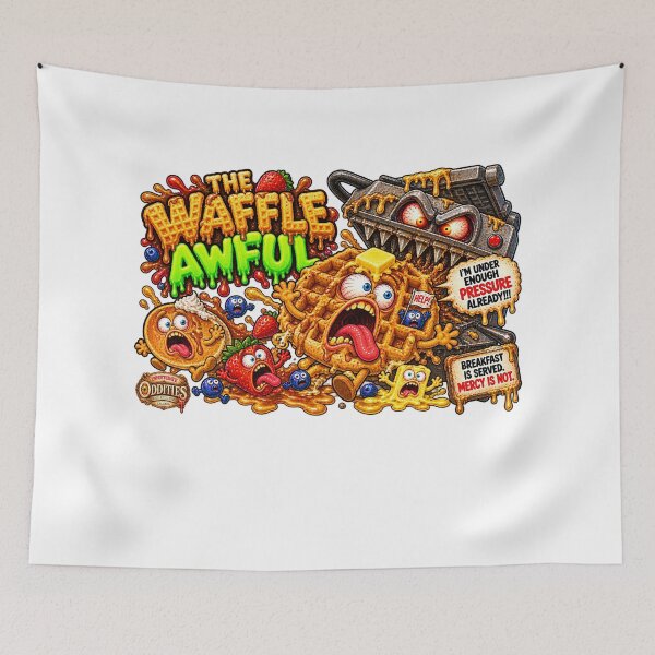 Item preview, Unfortunate Oddities - BUSINESSES - THE WAFFLE AWFUL designed and sold by WheelieGdArt.