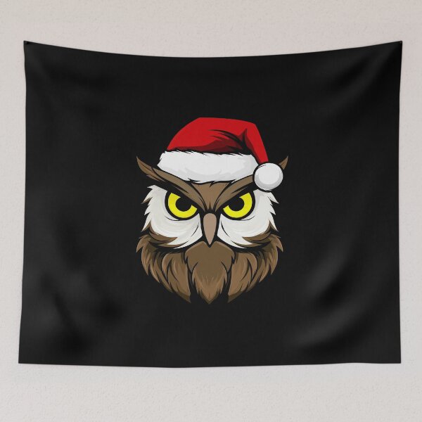 Item preview, Owls Christmas / Santa Claus Bird designed and sold by Soulskier.