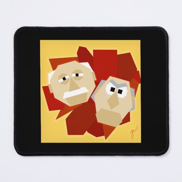 Item preview, Statler And Waldorf Geometric Muppets Portrait Design designed and sold by MutationStation.