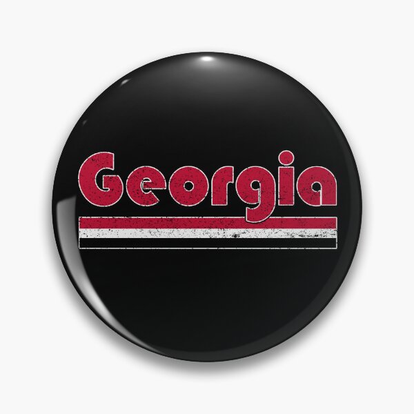 Item preview, Vintage Georgia Three Stripes Distressed Bulldogs Football designed and sold by Floral Vintage.