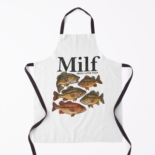 Item preview, MILF Man I Love Fish Vintage Angler designed and sold by Remontadarnia.
